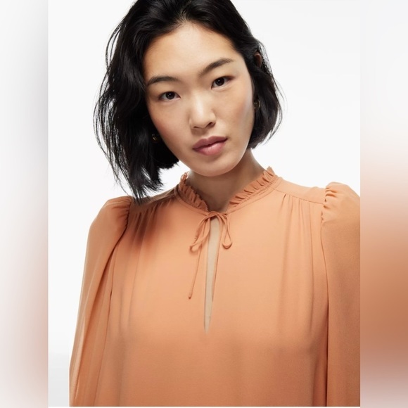 Aritzia Aritzia Wilfred Molly Midi Dress Size Medium  Colour Soft Terracotta - Picture 2 of 13